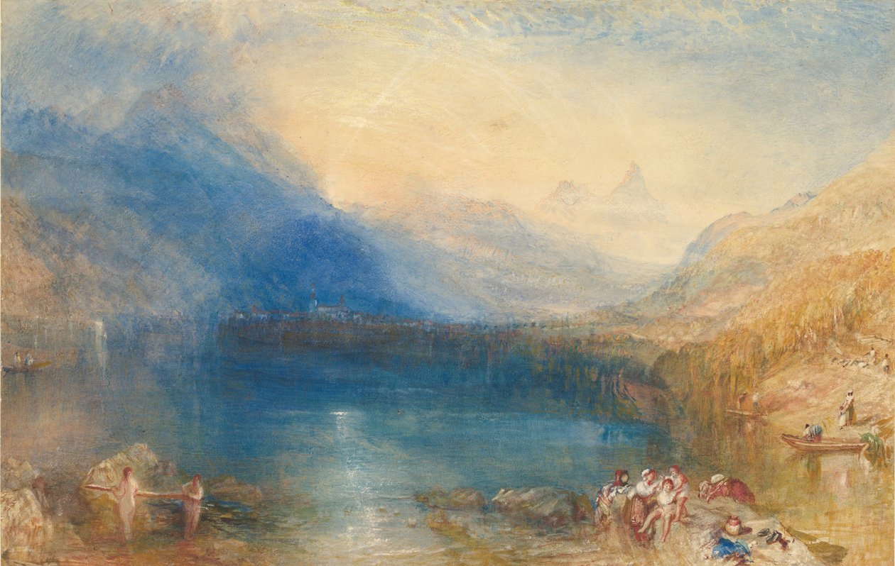 The Lake of Zug by Joseph Mallord William Turner