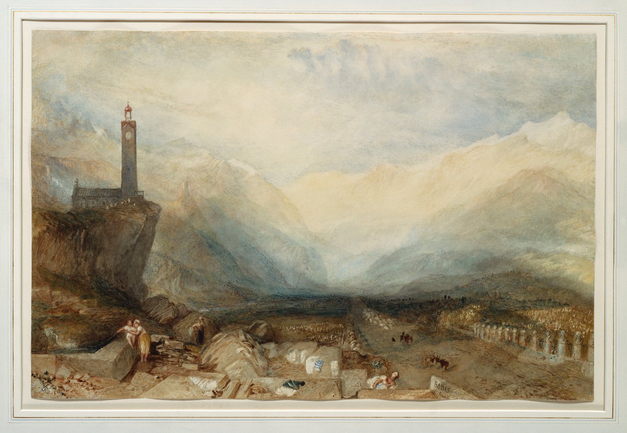 The Splugen Pass by Joseph Mallord William Turner