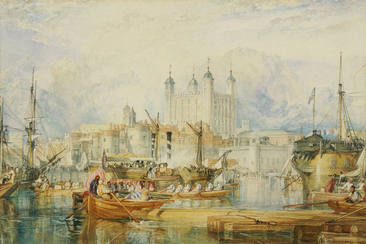 The Tower of London, c.1825 by Joseph Mallord William Turner