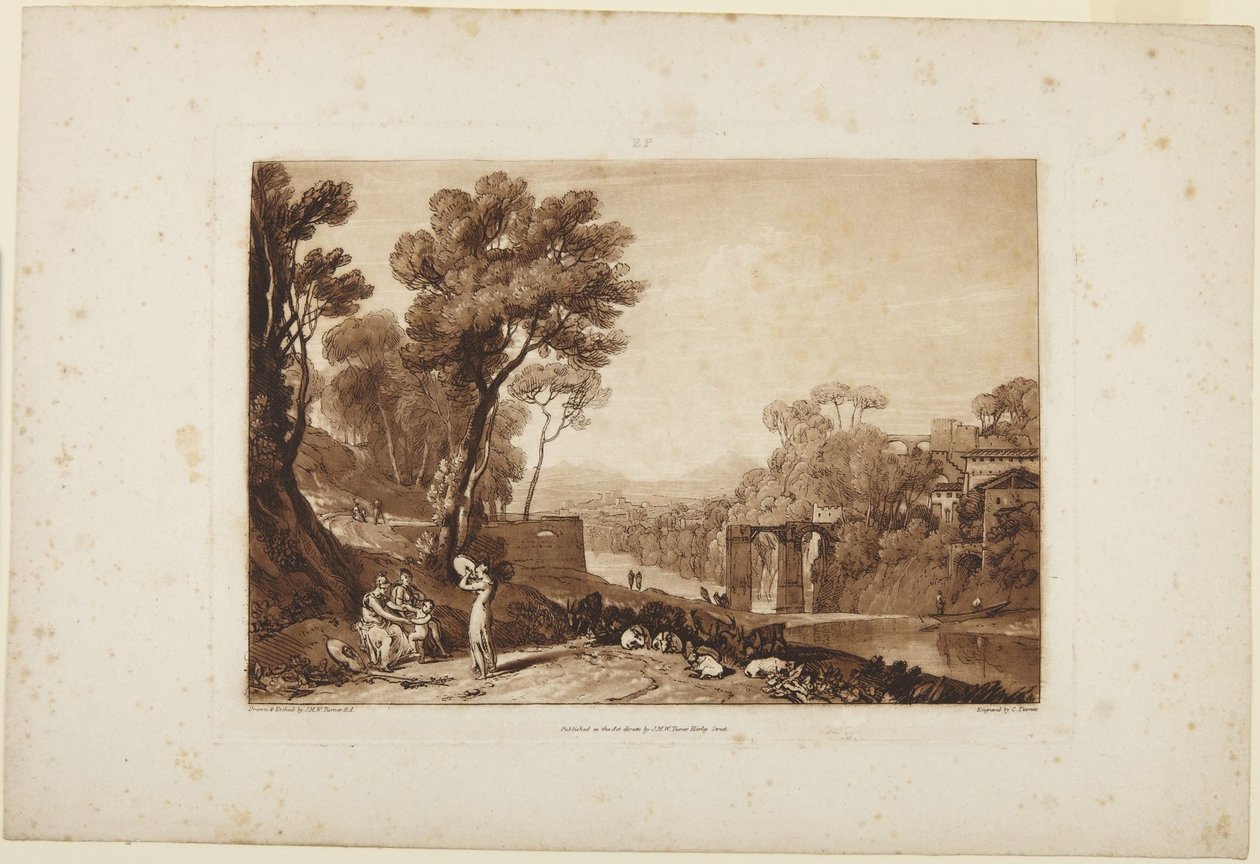 The Woman and Tambourine by Joseph Mallord William Turner