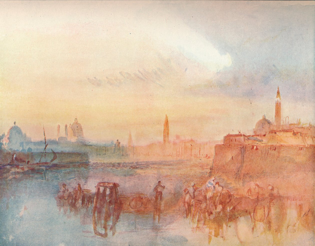 Venice: The Salute from S. Giorgio Maggiore by Joseph Mallord William Turner