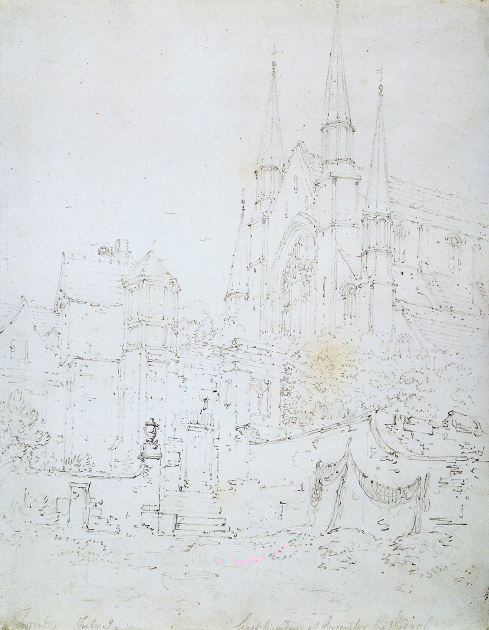 West Window, Worcester Cathedral by Joseph Mallord William Turner