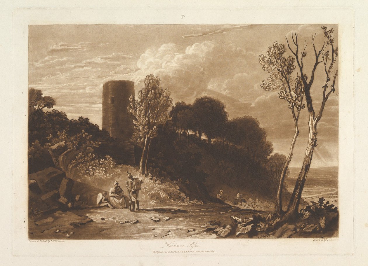 Winchelsea Sussex, Liber Studiorum, Part IX, Plate 42 by Joseph Mallord William Turner