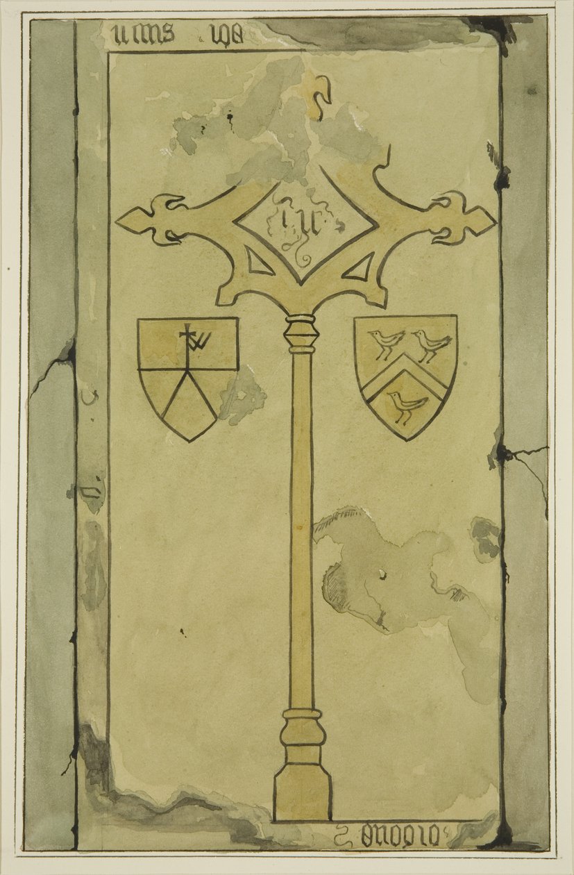 Gravestone in Temple Church by Joseph Manning