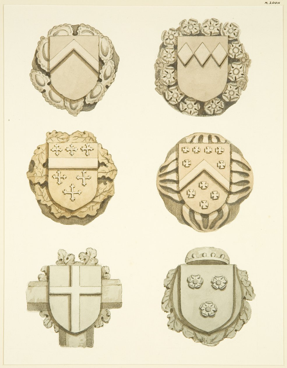 Groin stones (bosses) in ceiling of Redcliffe Church by Joseph Manning