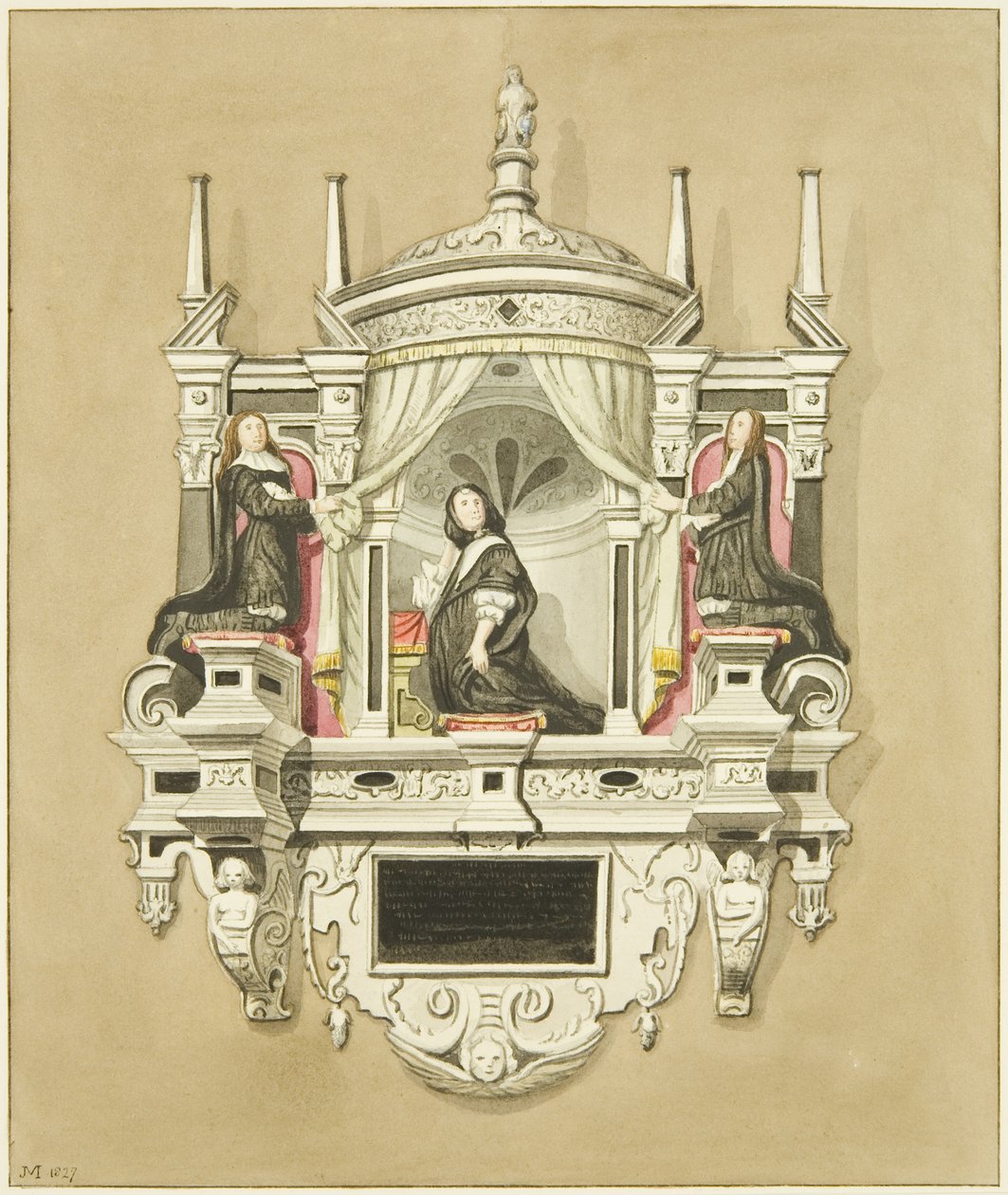 Monument of Mrs. Baynton in St Mark