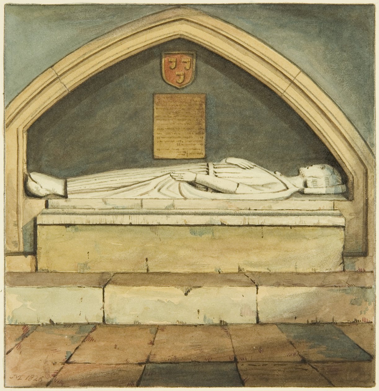Monument of Robert, Earl of Gloucester, in South Aisle of St James