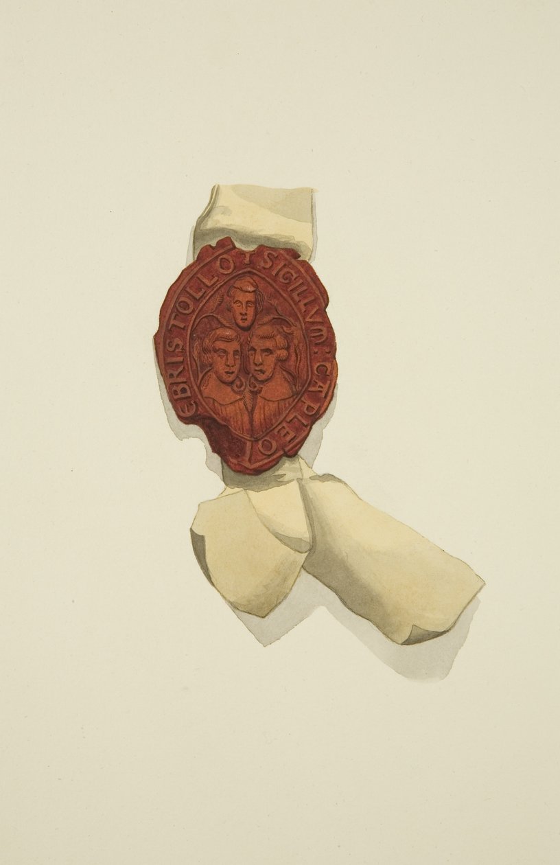 Seal of the Kalendaries of Bristol by Joseph Manning