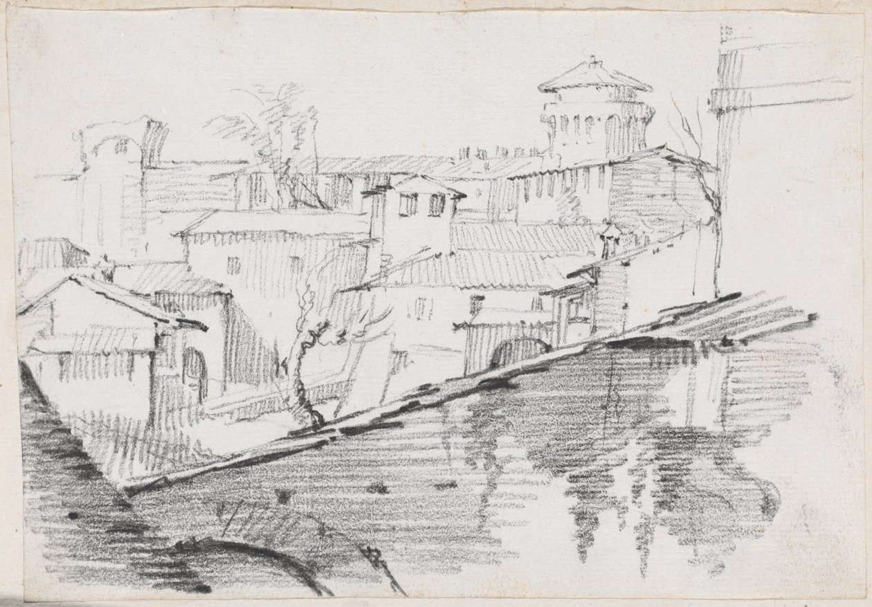 The Forno inside the Walls of the Vatican by Joseph Marie Vien
