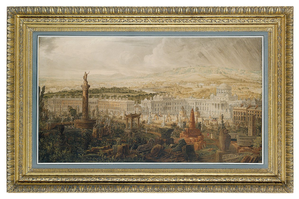 Design for Waterloo Palace, the Proposed Town Residence of the Duke of Wellington by Joseph Michael Gandy
