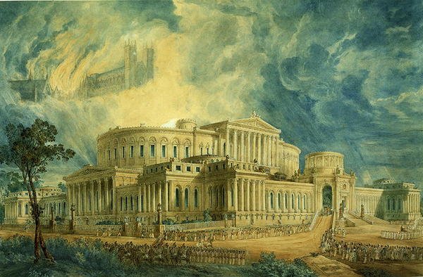 New Senate House, London, Unexecuted Design by Joseph Michael Gandy