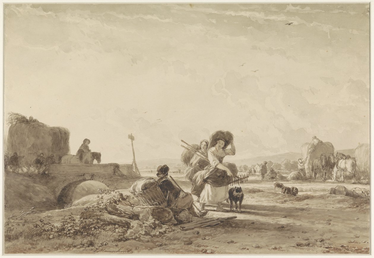 The Hay Harvest by Joseph Moerenhout