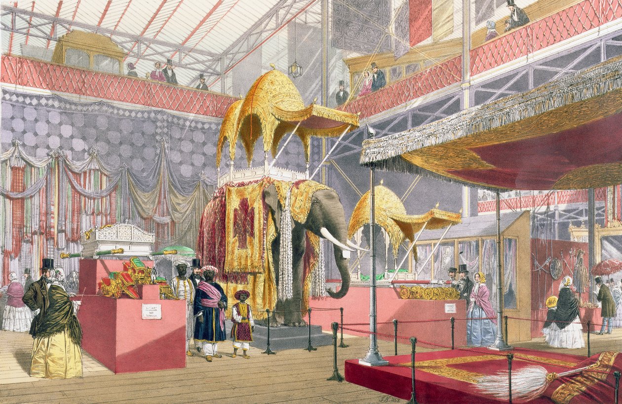 Crystal Palace, the Indian Court by Joseph Nash