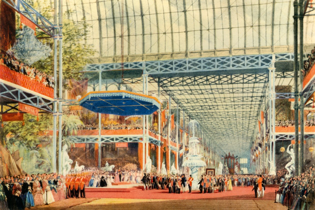 The Opening of the Great Exhibition by Queen Victoria on May 1st, 1851, 1942 by Joseph Nash