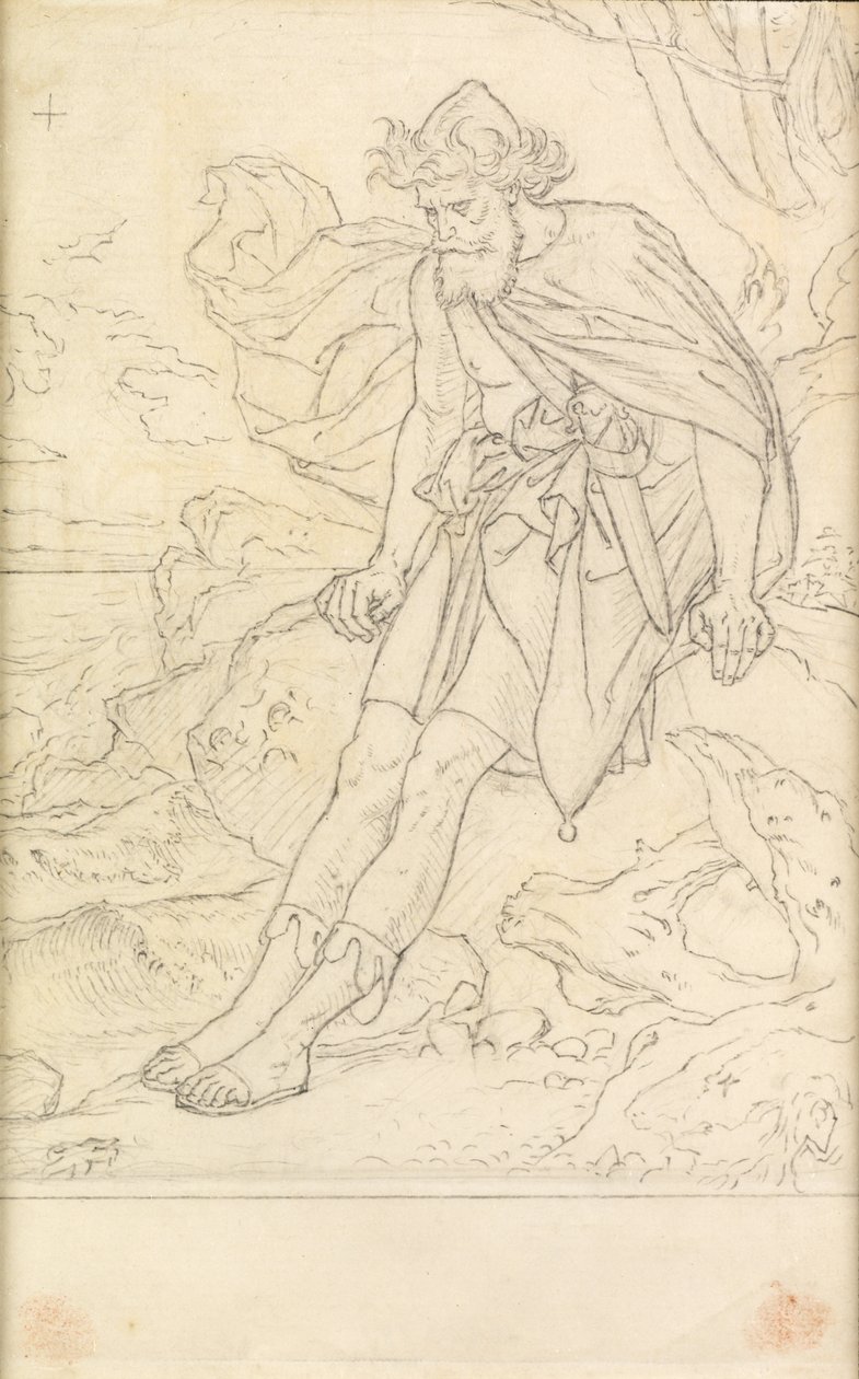Ulysses on Ogygia by Joseph Noel Paton