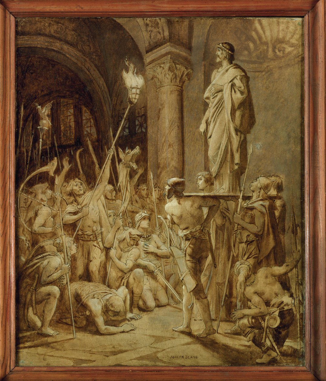 Clovis, King of the Franks by Joseph Paul Blanc