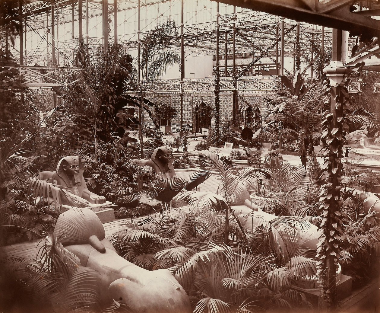 The Crystal Palace in London: the tropical section, c.1870 by Joseph Paxton