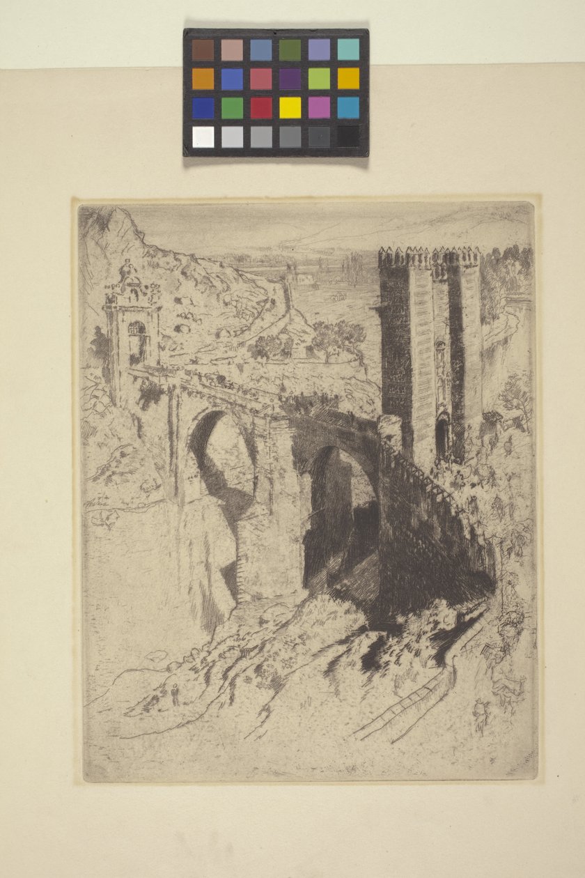 Bridge Of Alcantara by Joseph Pennell