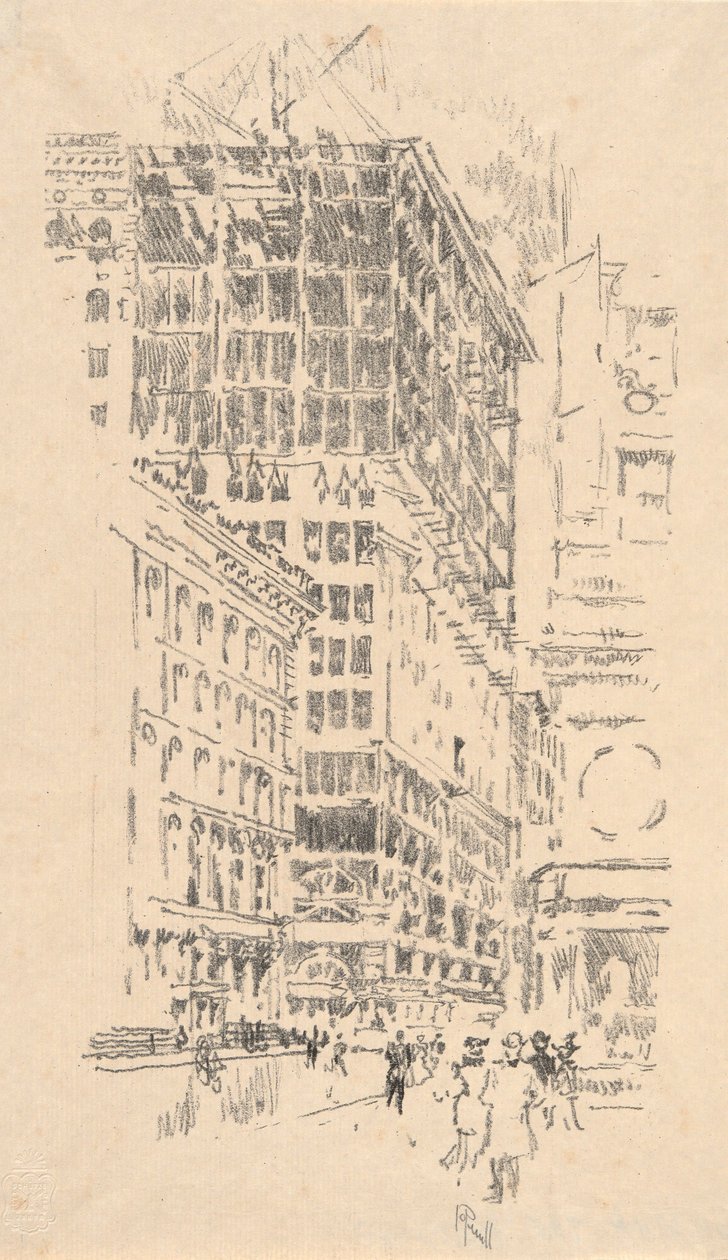 Building the Building, #8 in Iconophile Club Collection by Joseph Pennell