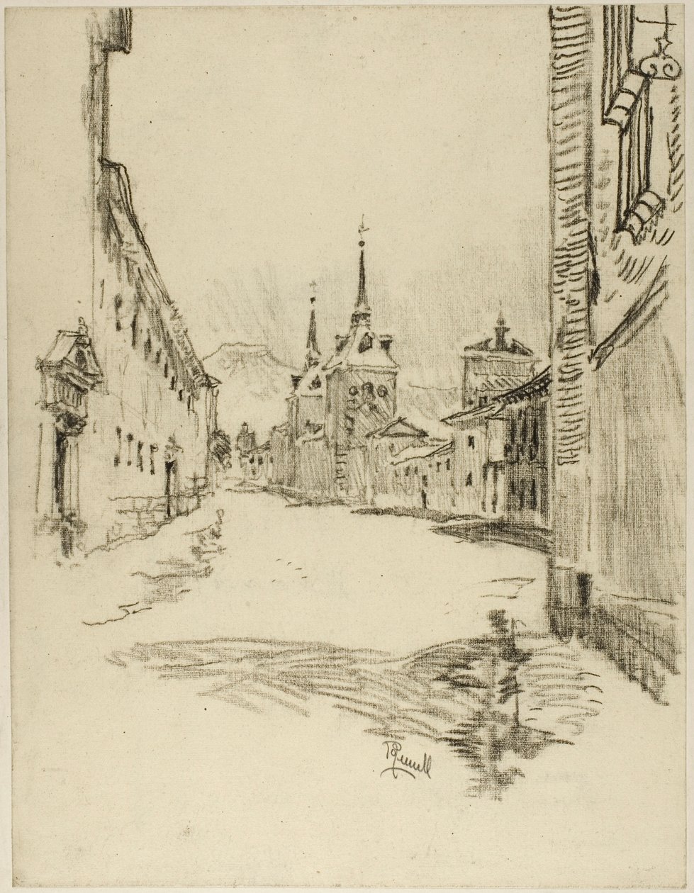 Its Streets are Wide and Silent by Joseph Pennell