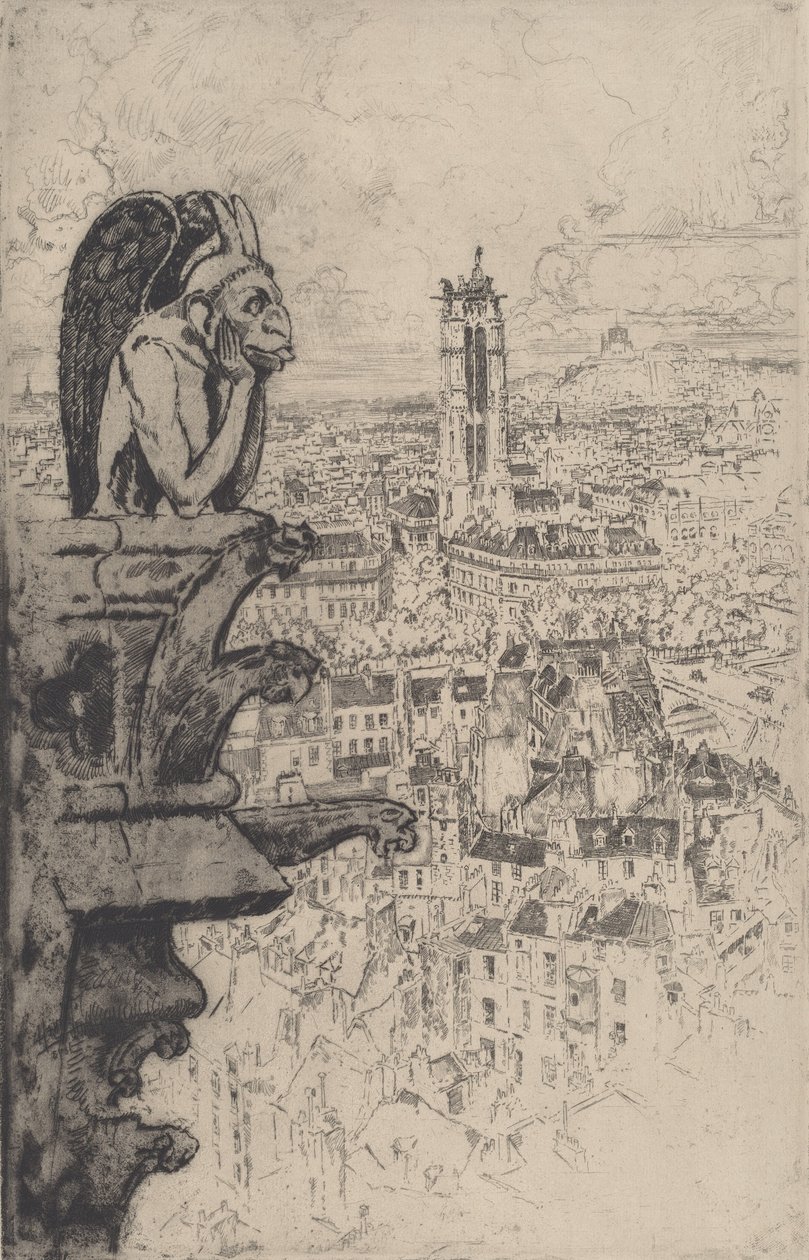 Le Stryge by Joseph Pennell