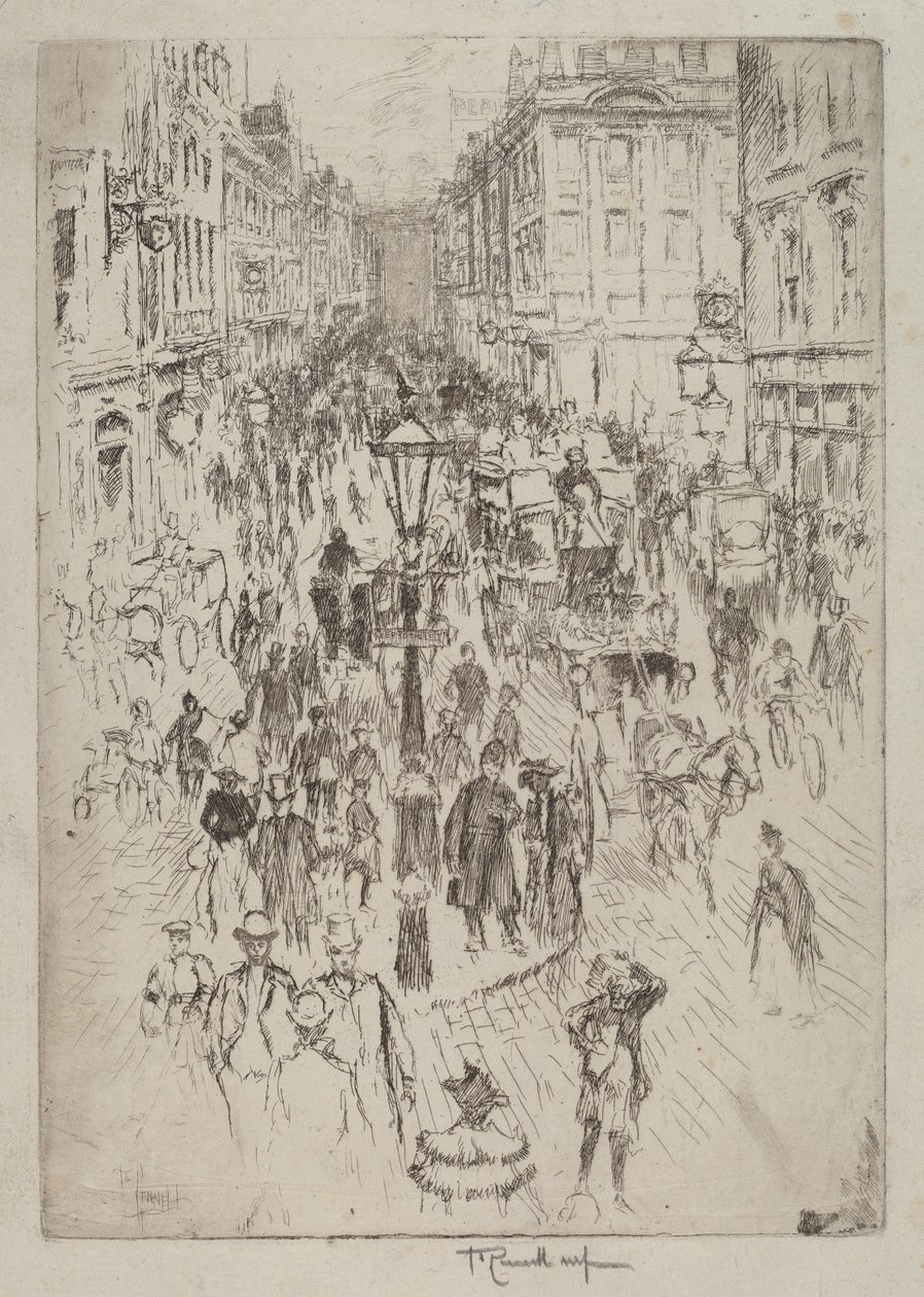 New Oxford Street, London by Joseph Pennell