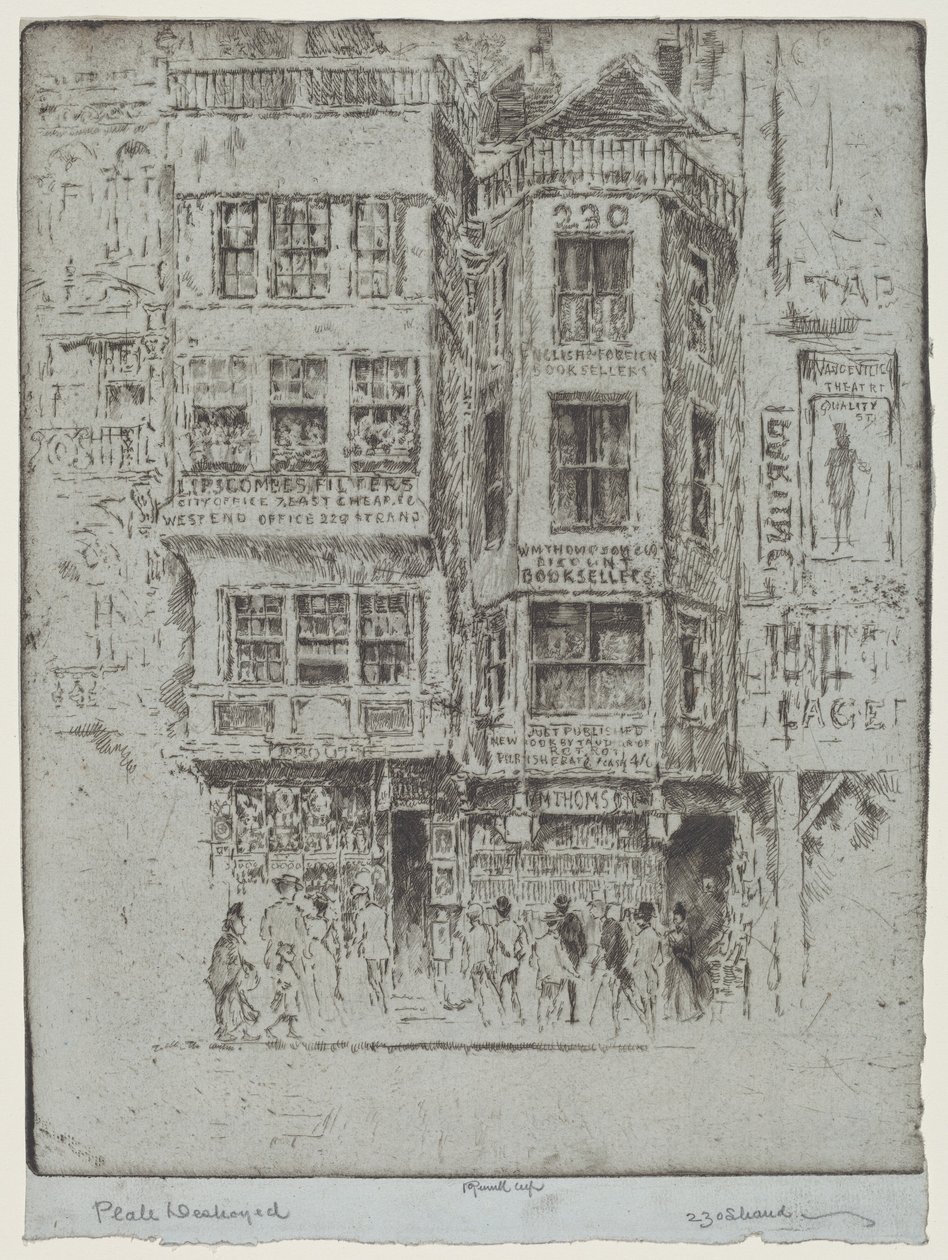 No. 230 Strand by Joseph Pennell