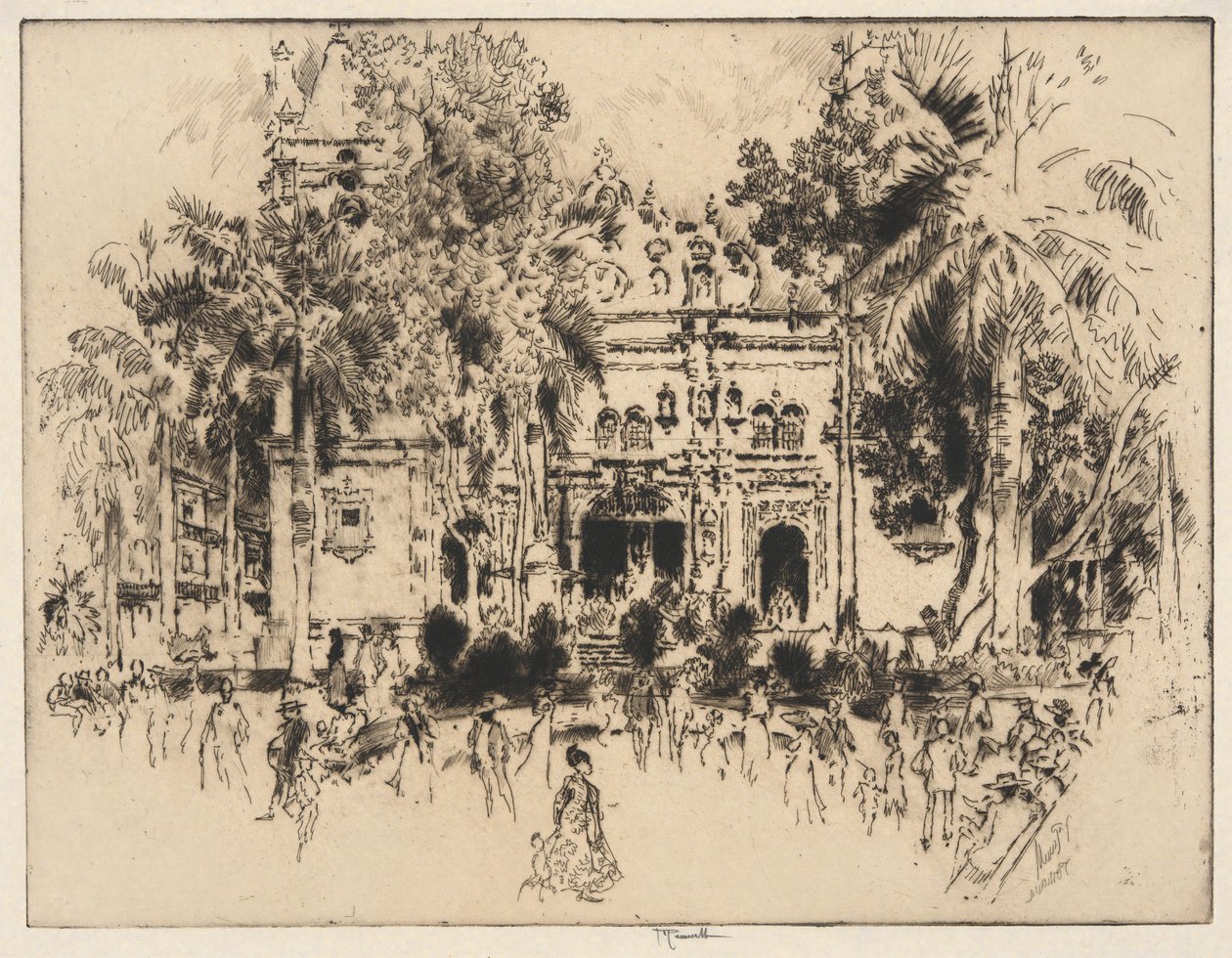 Old Cathedral by Joseph Pennell