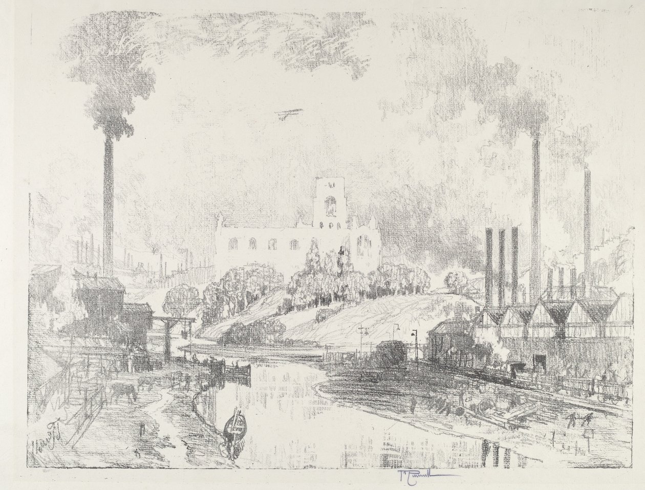 Peace and War, 1916 by Joseph Pennell