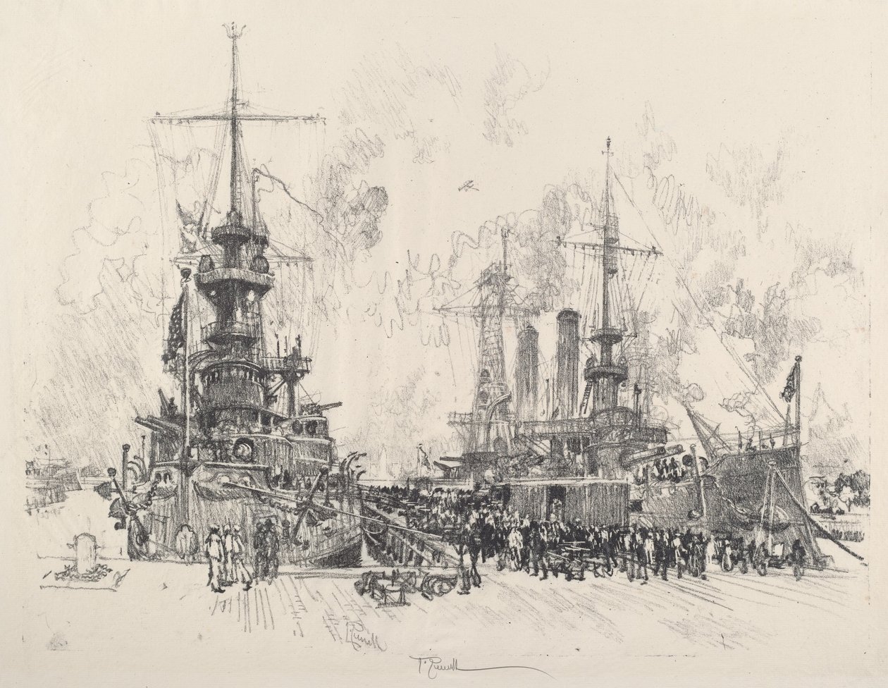 Ready for Service Again by Joseph Pennell