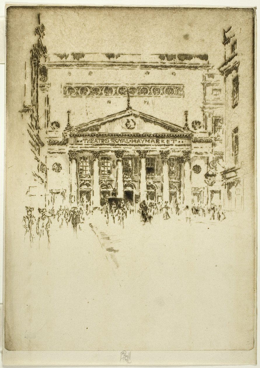 Royal Haymarket Theatre by Joseph Pennell
