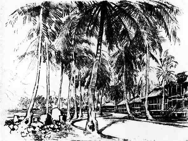 The American Quarter, plate I from The Panama Canal by Joseph Pennell, 1912 by Joseph Pennell