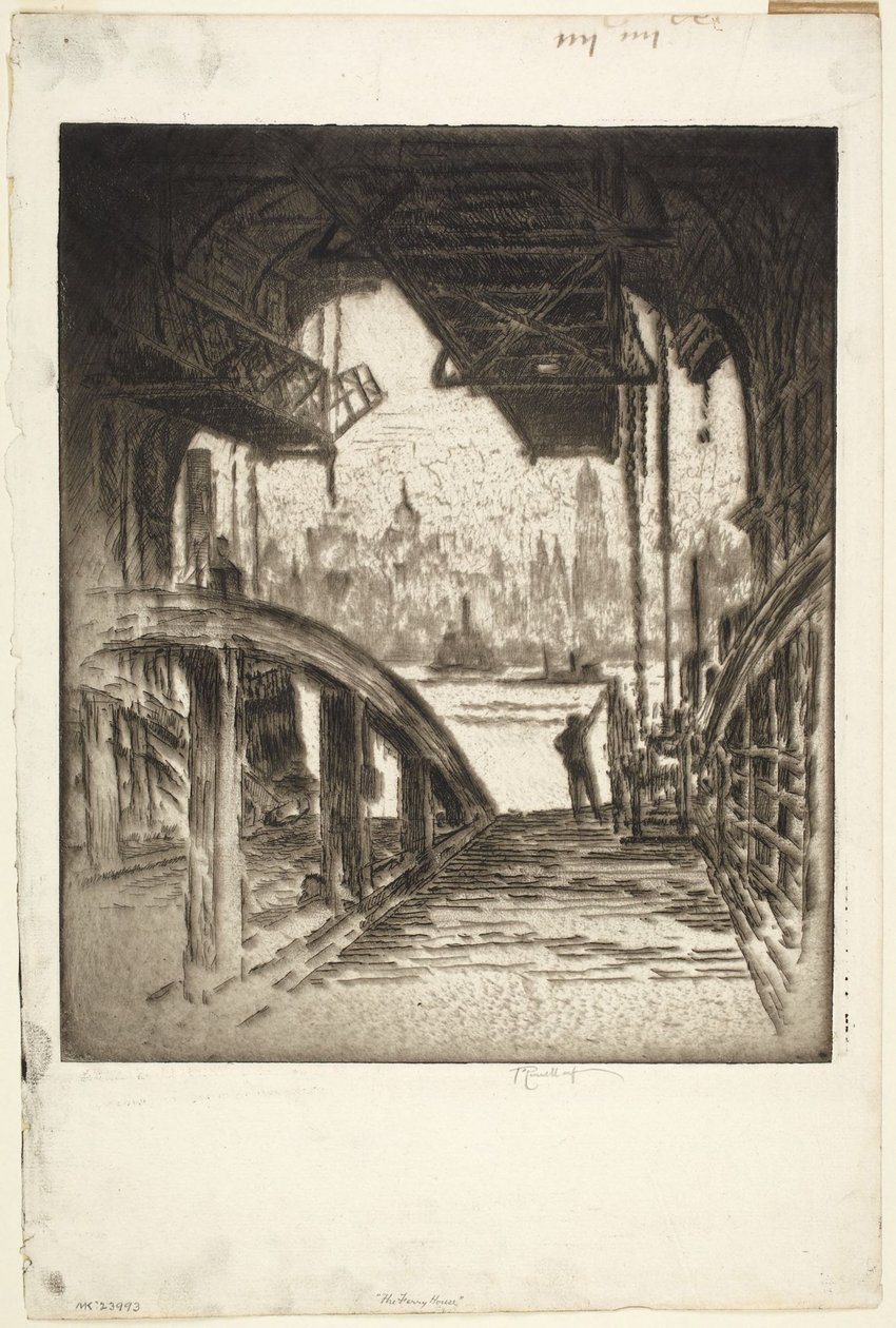 The Ferry House by Joseph Pennell