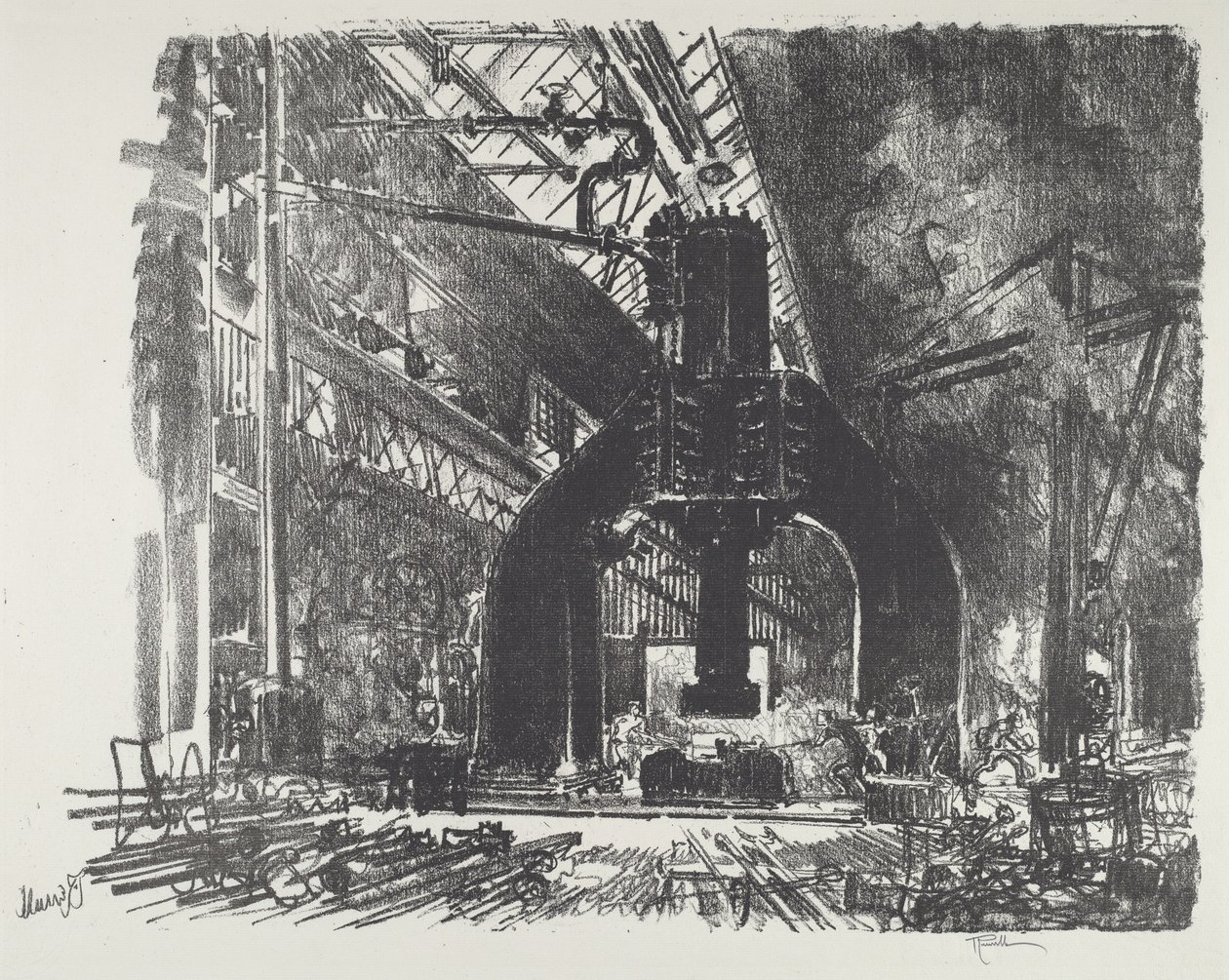 The Great Hammer by Joseph Pennell