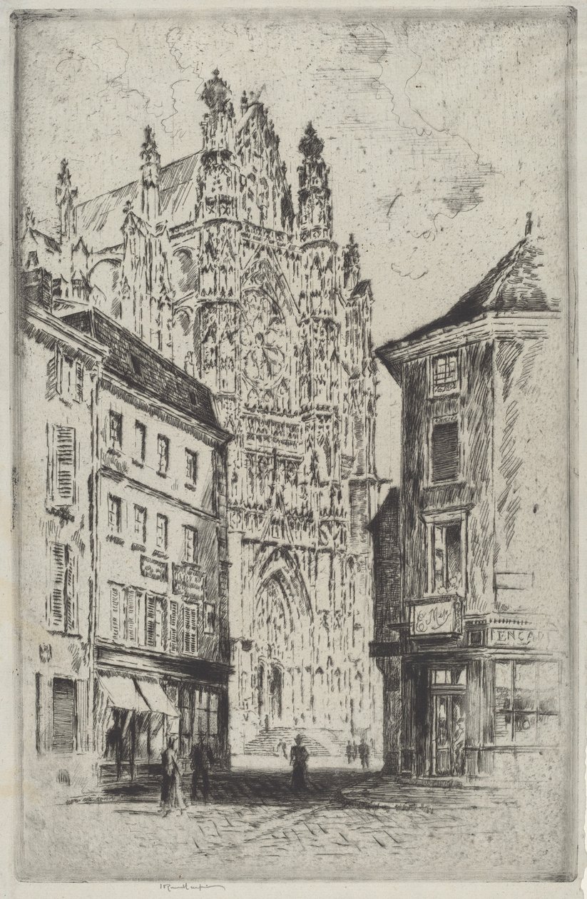 The Transept, Beauvais by Joseph Pennell