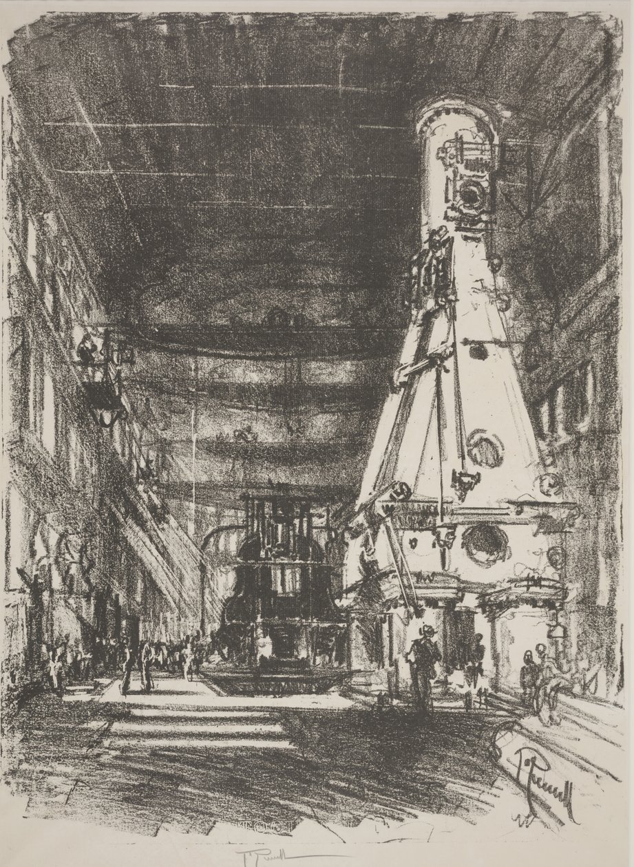 The White and Black Hammers by Joseph Pennell