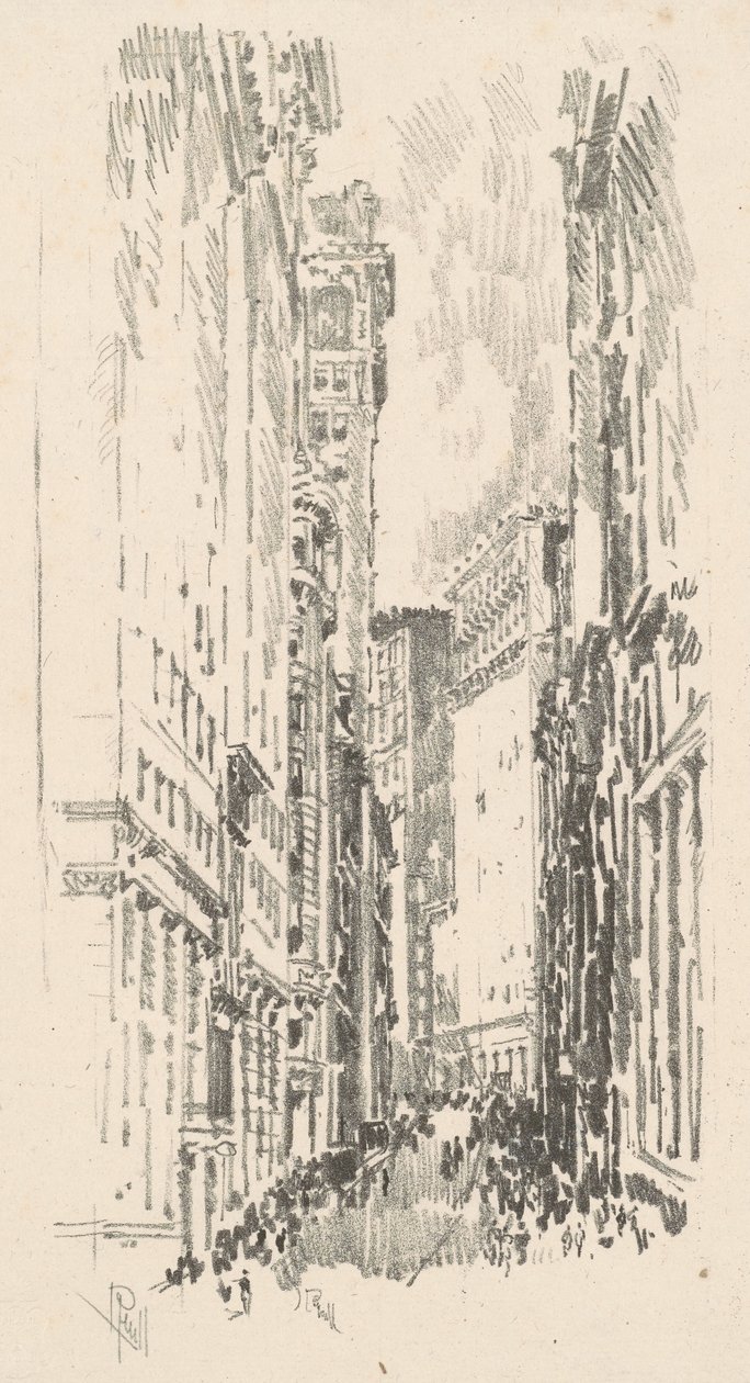 William Street, 1904 by Joseph Pennell