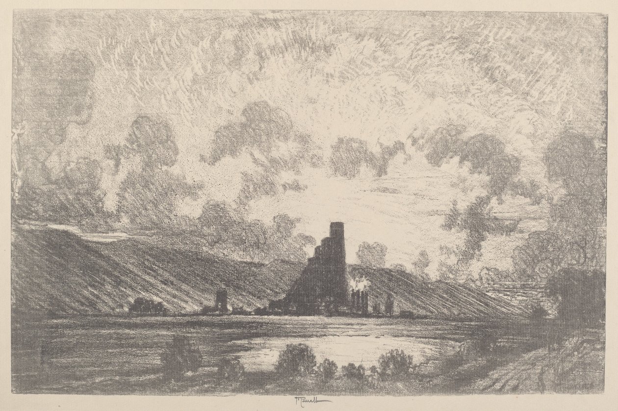 Work Castles, Wilkesbarre by Joseph Pennell