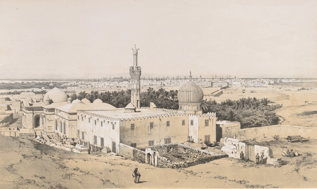 Mosquée Nabédémiane, à Alexandrie by Joseph Philibert Girault De Prangey