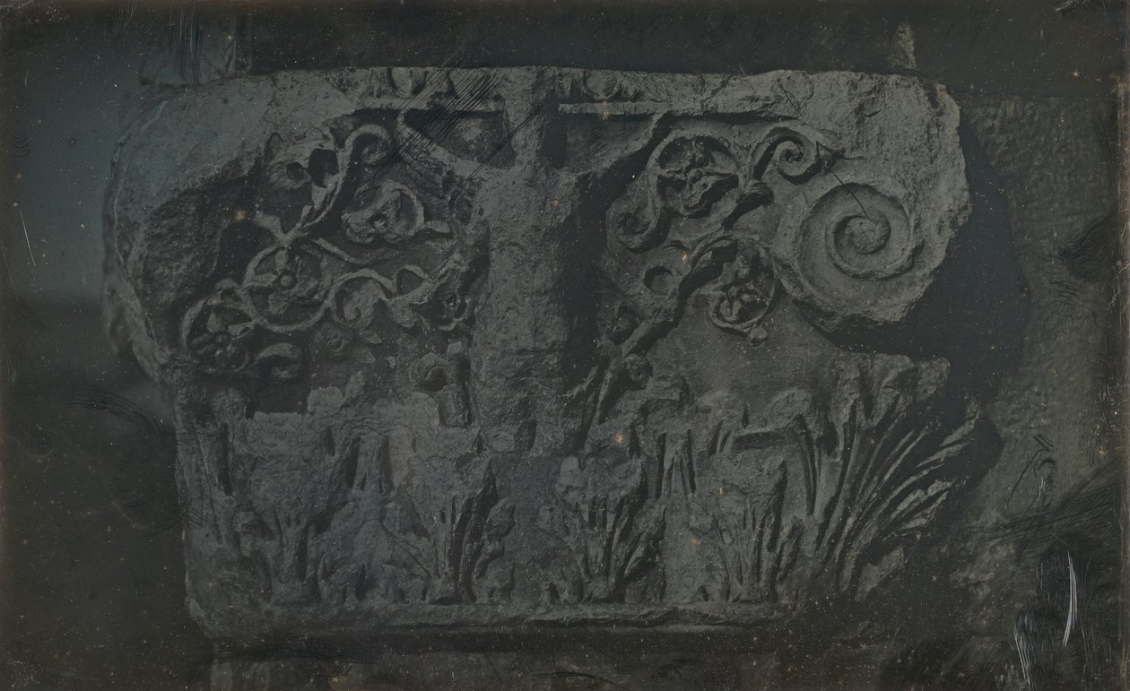 Capital, Greco-Roman Theater, Miletus by Joseph Philibert Girault De Prangey