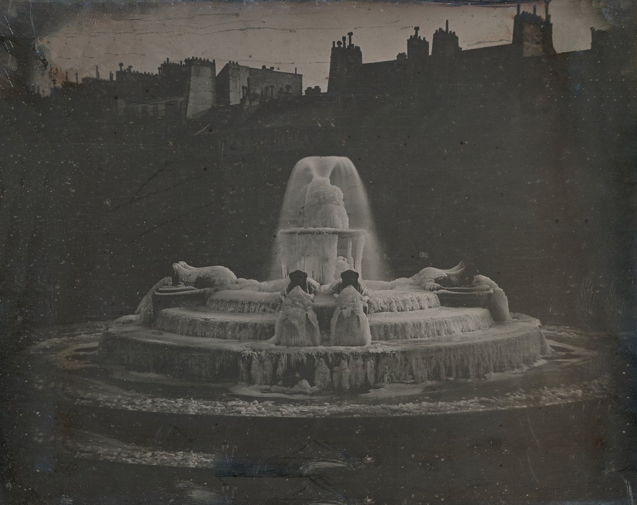 Fountain, Place du Château d’Eau, Paris by Joseph Philibert Girault De Prangey
