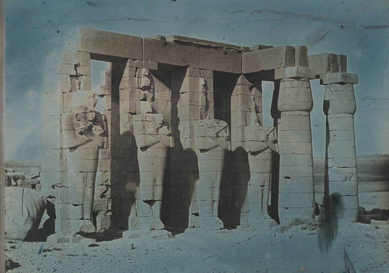 Ramesseum, Thebes by Joseph Philibert Girault De Prangey
