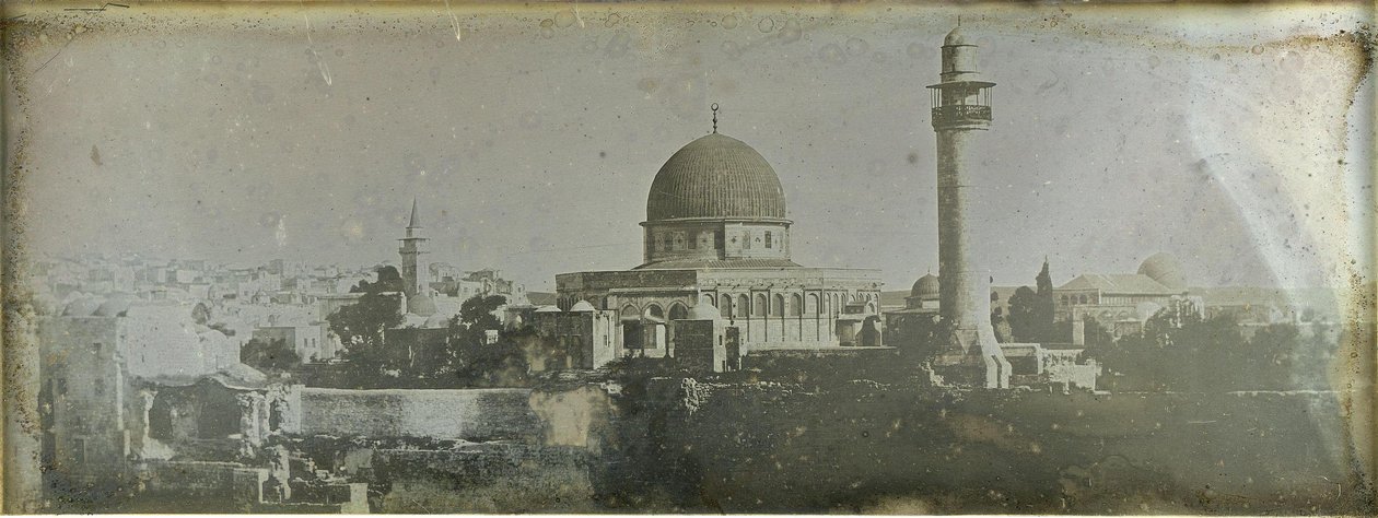 Jerusalem: Esplanade of the Temple of Solomon, Dome of the Rock by Joseph Philibert Girault De Prangey
