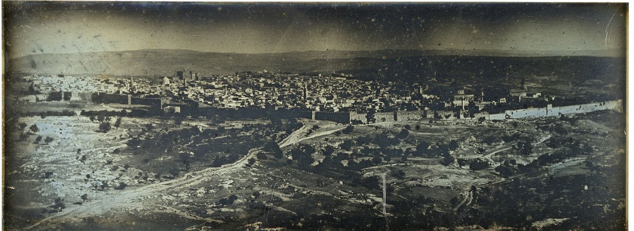 Jerusalem: Panoramic view by Joseph Philibert Girault De Prangey