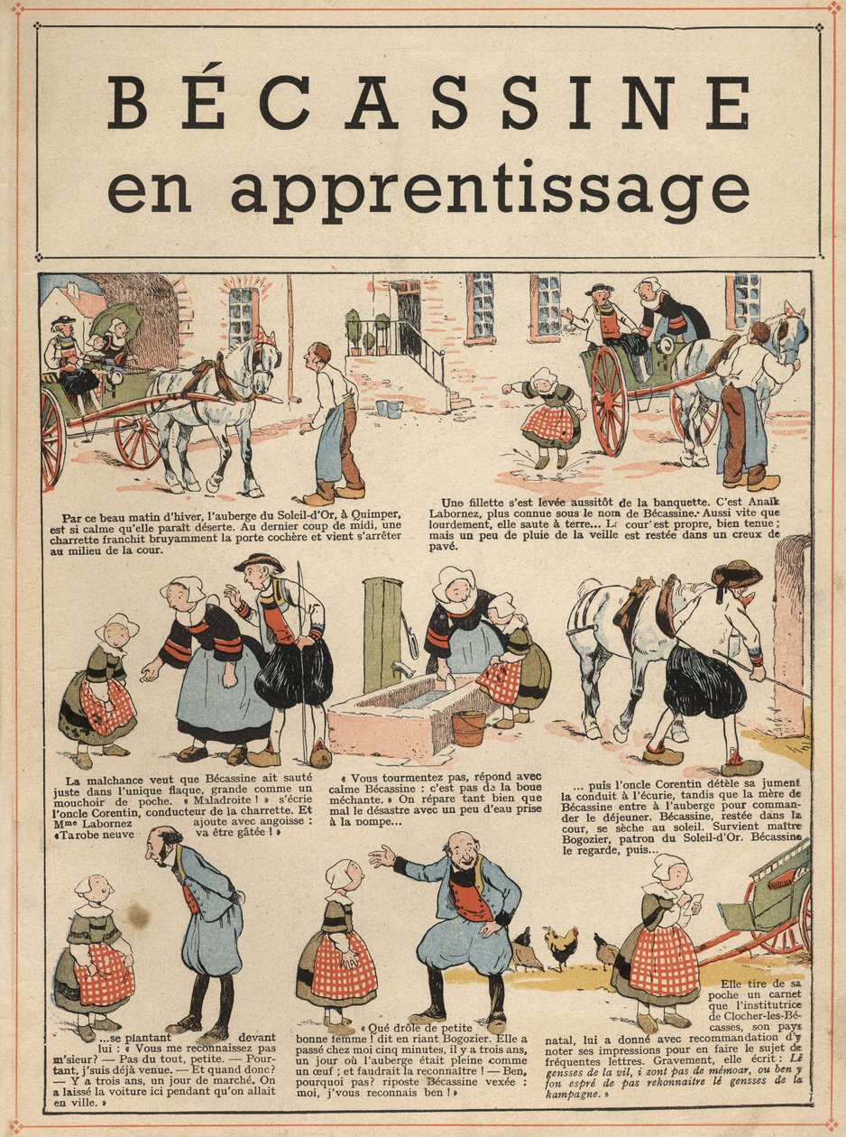 Becassine in Training by Joseph Porphyre Pinchon