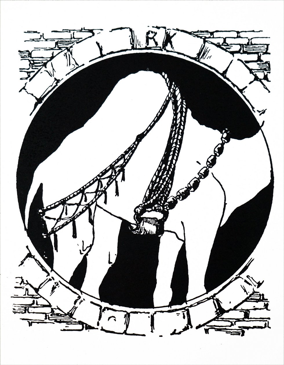 Illustration depicting a camel by Rudyard Kipling by Joseph Rudyard Kipling