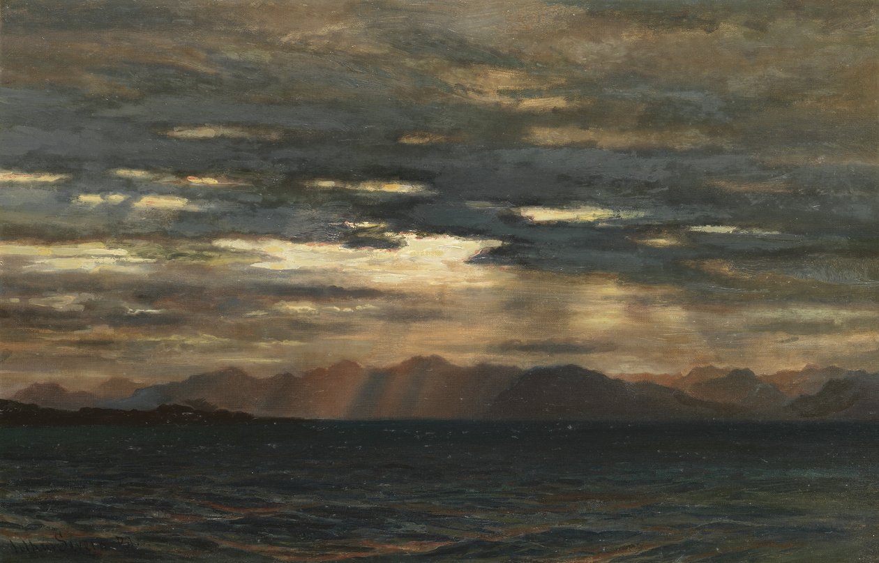 Sunrise over the North West Coast of Skye by Joseph Severn