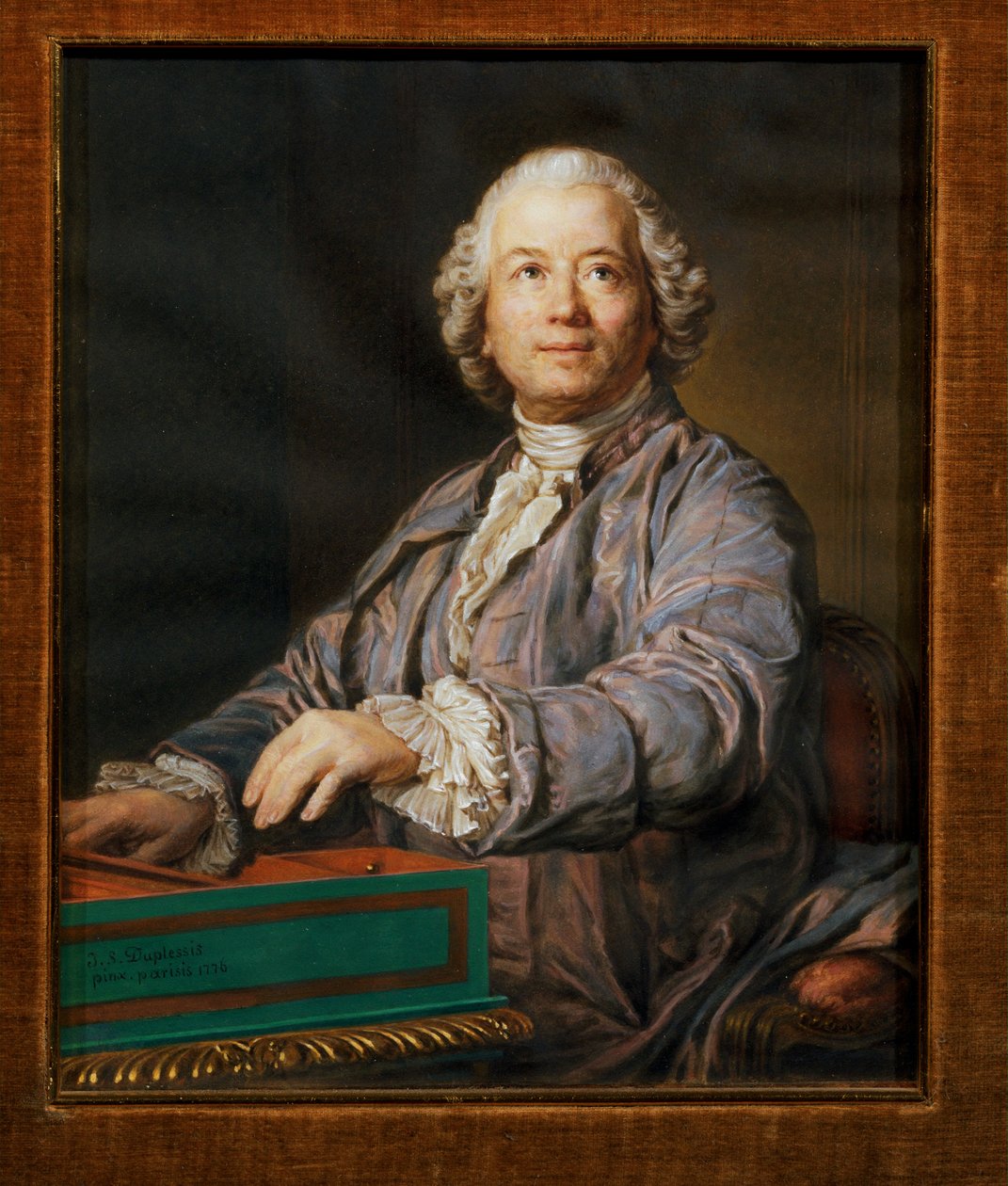 Composer Christoph Willibald Gluck at the Spinet by Joseph Siffred Duplessis