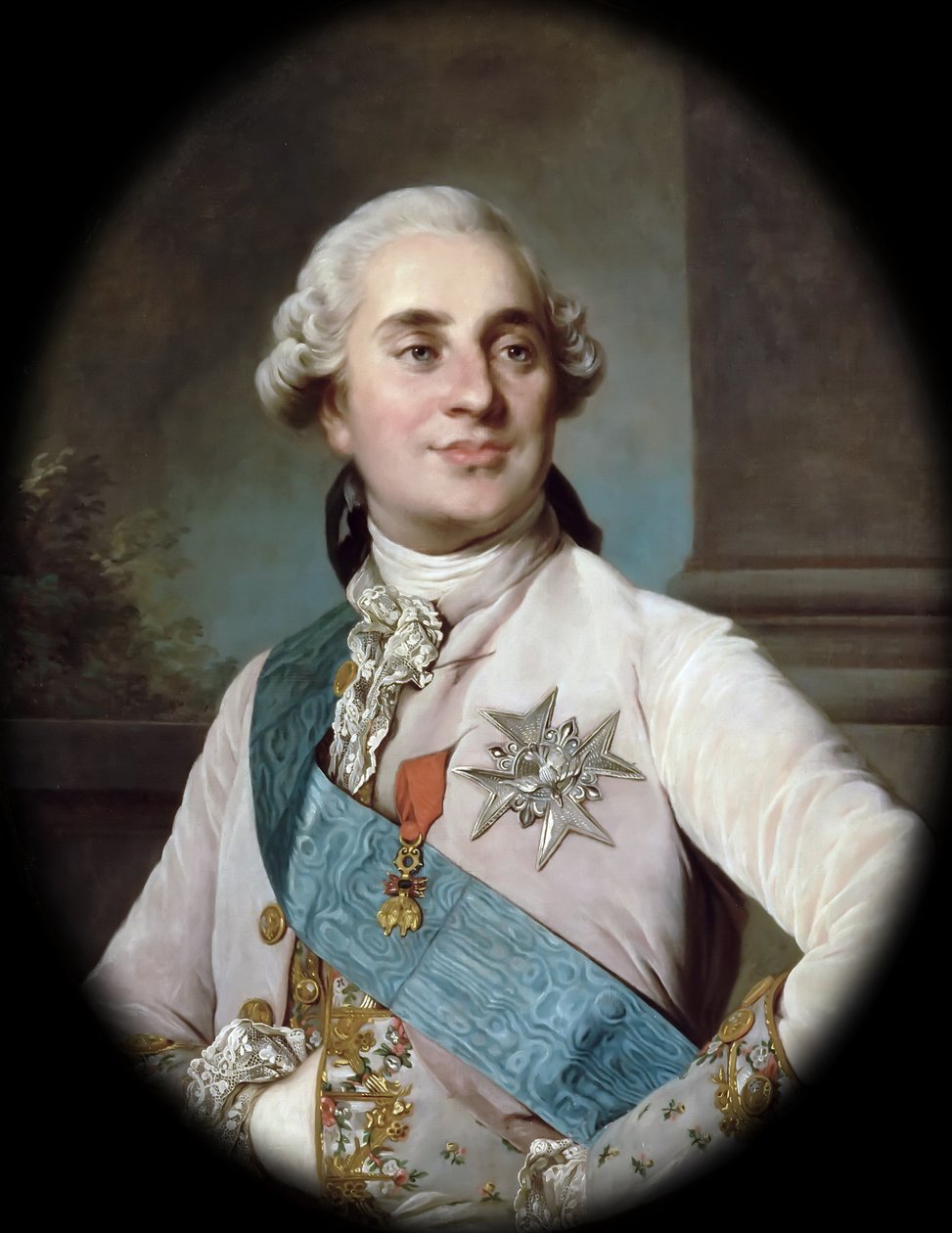Portrait of King Louis XVI 1754-1793 by Joseph Siffred Duplessis