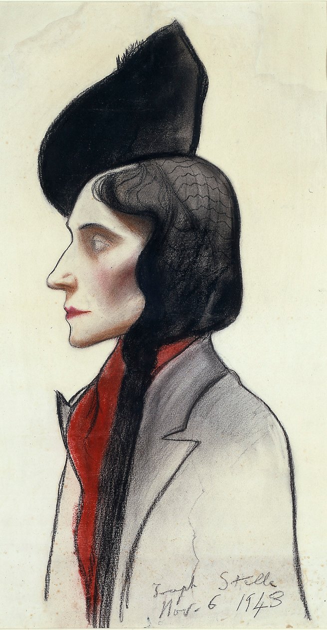 Portrait of Clara Fasano by Joseph Stella